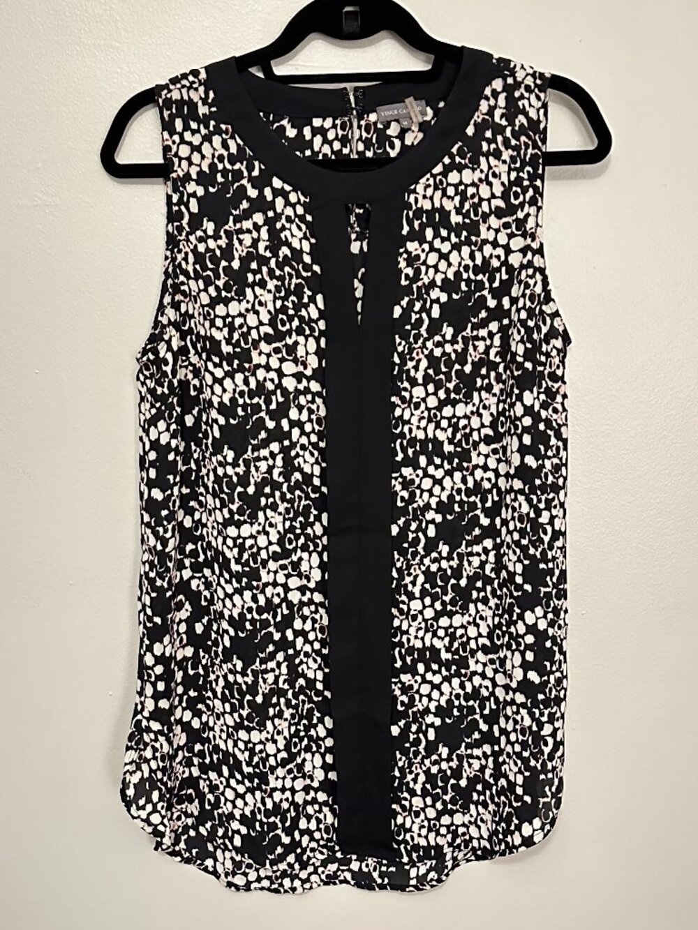 [Vince Camuto] Sleeveless Printed Tunic Blouse Size M